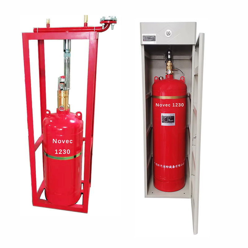 Easy Installation NOVEC 1230 Fire Suppression System Clean Gas Environmental Friendly